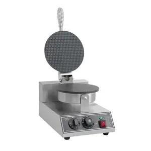 Commercial Cone Maker Single Plate Electric Waffle Maker Ice Cream Cone Making Machine