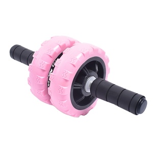 Rueda Abdominal para Ejercicios Abdominales, Capacidad <span class=keywords><strong>de</strong></span> Peso <span class=keywords><strong>de</strong></span> 880 Libras, Equipo <span class=keywords><strong>de</strong></span> Ejercicio con Rueda Abdominal Silenciosa con Rodillera para Gimnasio en Casa - Product Image 1