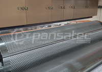Pansatec LDPE Nylon rempli d'air Machine d'emballage de film à bulles petit coupe-rouleau pour la fabrication de bulles d'air de papier à bulles de courrier