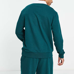 All'ingrosso <span class=keywords><strong>Polo</strong></span> da uomo in puro cotone Rugby <span class=keywords><strong>Polo</strong></span> Custom Premium di qualità rilassata <span class=keywords><strong>a</strong></span> maniche lunghe felpe <span class=keywords><strong>Polo</strong></span> - Product Image 5