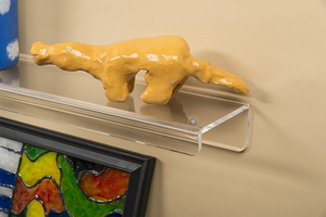 Juego de 2 Estantes Flotantes Acrílicos Transparentes de 24 Pulgadas, 5 mm de Grosor, <span class=keywords><strong>para</strong></span> Exhibición de Discos de Vinilo LP - Product Image 5