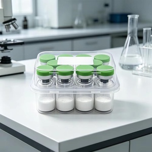 Poudre lyophilisée réparatrice pour la peau, logo cosmétique OEM/ODM, flacon en verre 2 en 1, 10g, tétrapeptide-1 pour les soins de la peau sensible - Product Image 2