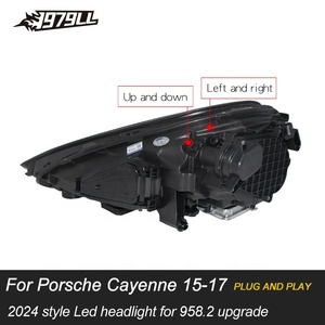 Đèn pha xe hơi [1979ll] 2015 2017 2016 958 nâng cấp lên kiểu đèn pha <span class=keywords><strong>LED</strong></span> PDLS 2024 cho Porsche Cayenne 92a 958.2 - Product Image 4