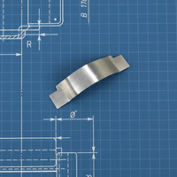 Pièces de quincaillerie industrielle - Pinces à ressort en acier inoxydable métriques polies pour tôles, pour fabrication sur mesure