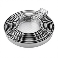 Set Peralatan Panggang Profesional Grand Solid Inox Build, Saringan Tepung Stainless Steel, Dapat Ditumpuk, Siap Kirim, Pemasok Industri Terpercaya