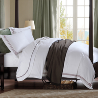 Tissu de drap tissé 100 coton 50 polyester 50 coton tissu de drap de lit