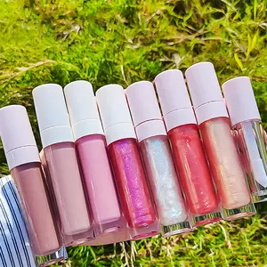 Customized Best Selling Glossy Lasting Lip Gloss Waterproof Moisturizing Glitter Matte Gel Lip Gloss Supplier