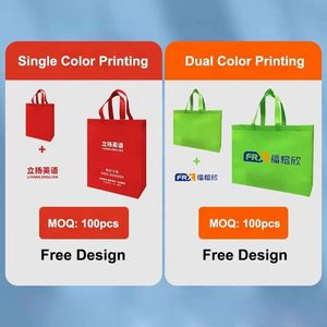Bolsas Reutilizables con Logotipo Impreso para Supermercado, Bolsa de Compras Ecológica de Tela No Tejida, Regalos Promocionales Personalizados - Product Image 5