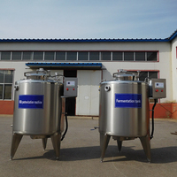 Petite taille 120l 105 litres pâte de fruits 500 100 litres oeuf lait jus pasteuriseur Machine pasteurisation réservoir à vendre