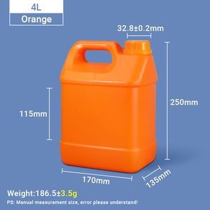 Bidon en plastique HDPE de qualité <span class=keywords><strong>alimentaire</strong></span>, directement de l'usine, avec joint en aluminium, personnalisable de 1L à 10L pour liquides et solides - Product Image 5