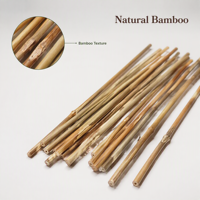 Tiang Penyangga Tomat dari Bambu Alami, Tiang Bambu Kustom