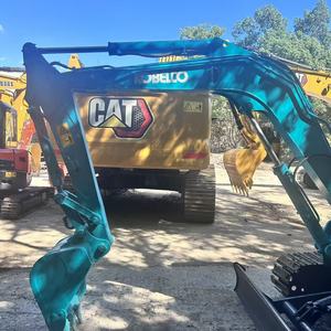 Mini-excavatrice sur chenilles hydraulique Kobelco SK35SR d'occasion, 3,5 tonnes, faible nombre d'heures, matériel de jardinage en stock - Product Image 6