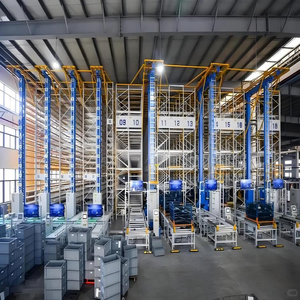 Zwaarbelastbaar stalen 5-laags automatisch shuttle-palletsysteem met wielen, automatische ophaal, ISO9001 gecertificeerd, op maat gemaakt - Product Image 1