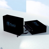 Boîte d'Emballage Personnalisée pour Perruques avec Logo, Boîte Magnétique pour Perruques avec Accessoires en Soie Satinée
