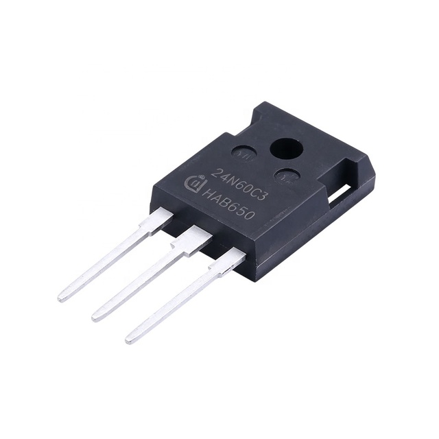 SPW24N60C3 N Channel MOSFET 650V 24.3A Power Transistor TO-247 High Voltage Switching Semiconductor Component