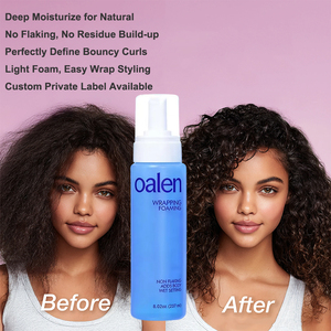 Lotion Moussante Hydratante Sous Marque Blanche <span class=keywords><strong>pour</strong></span> Cheveux Naturels et Relaxés – Sans Écaillage ni Accumulation – Définit les <span class=keywords><strong>Boucles</strong></span> et Coiffe - Product Image 4
