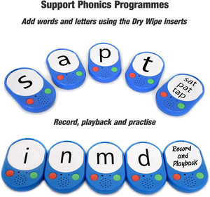 Grabación de <span class=keywords><strong>40</strong></span> segundos. Recurso de aprendizaje sensorial para practicar fonética y actividades de hablar y escuchar en la escuela - Product Image 5