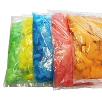 Canon à confettis jetable écologique Goutte d'eau Forme de cœur Papillon Biodégradable Papier de riz