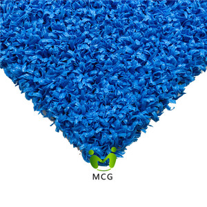 Cỏ Nhân Tạo Blue Fibrillated Padel <span class=keywords><strong>Synthetic</strong></span> Turf Đối Với Sân Tennis Padel Sân Thể Thao Đa Chức Năng - Product Image 3