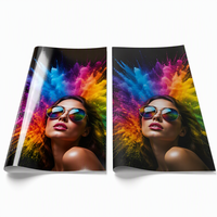 Rouleau de vinyle PVC auto-adhésif 120g 140g brillant mat résistant à l'eau écologique imprimable pour affiches grand format extérieur