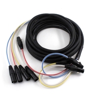 Câble XLR blindé 4 8 canaux XLR mâle vers XLR femelle câble serpent cordon 1m 2m 3m pour Microphone