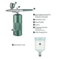Offre Spéciale aérographe sans fil pour décoration de gâteaux kit de passe-temps compresseur de tatouage mini aérographe de pulvérisation