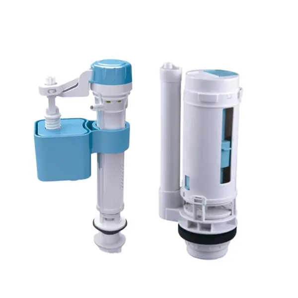 Double valve de chasse d'eau de haute qualité, réservoir de toilette en ABS, mécanisme de chasse