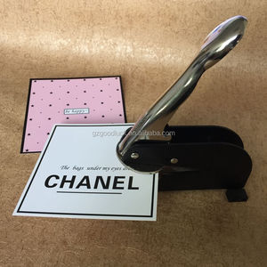 Sceau personnalisé, gaufrage de bureau, noir, sceau noir - Product Image 5