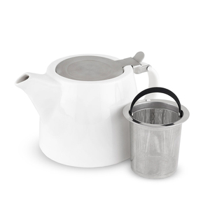 <span class=keywords><strong>Teiera</strong></span> in Ceramica dal Design Moderno con Filtro in <span class=keywords><strong>Acciaio</strong></span> Inossidabile - Product Image 3