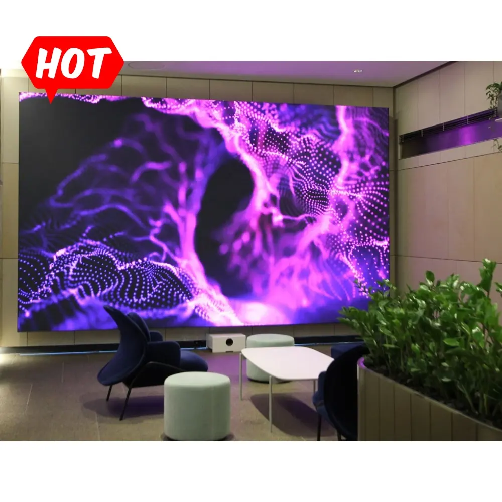 Micro P1.5 Fine Pixel Pitch 16:9 Led Video Wall Mounted Home Theater Screen P0.9mm 0.9 P1 P1.2 1.9mm 4K Indoor Led Panel Display