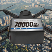 Batteries de drone LiHv semi-solides Li-ion 70000 mAh 6S 12S 14S 18S 24S 70AH 72AH pour aéronefs, fournisseur chinois