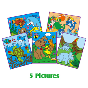 Juguete Educativo de Madera para Pintar por Números, Kit de Pintura Personalizado para Niños, Imagen de la Costa, Juego de Colorear por Números, Manualidades para Niños - Product Image 6