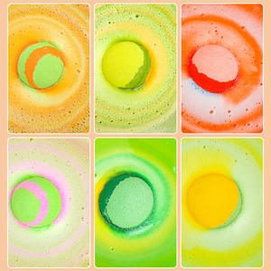 Produits de bain bio faits main de luxe, bombes de bain multicolores, marque privée, relaxantes et hydratantes, pour enfants - Product Image 5
