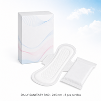 Serviettes hygiéniques quotidiennes en gros pour femmes, douces et confortables, en carton