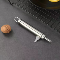 Gadget d'ouverture d'écrou de ménage 304 acier inoxydable Macadamia Nut Cracker Slicer Walnut Opener