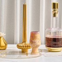 Coupe Kiddush en résine marbrée Judaica – Cadeau idéal pour mariages, fêtes de déménagement, Bar Mitzvahs, fêtes juives – Coupe Havdalah Kiddush en résine