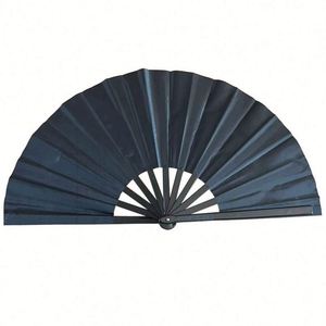 Abanico Plegable de Plástico Grande de 33 cm Personalizado, Abanico de Kung Fu, Carnaval, Música, Festival, Baile, Regalos, Artesanía de Bambú - Product Image 2