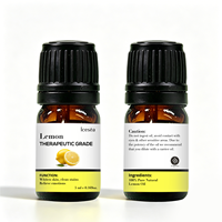 Ensemble d'huiles essentielles de citron en marque privée pour améliorer l'humeur et soulager le stress, 100% pur et naturel, aromathérapie OEM