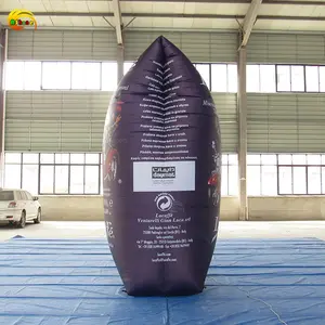 Saco inflável personalizado réplica saco de produto de grãos de café modelo saco inflável modelo