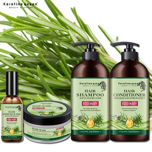 In Stock Natural Hair Organic Rosemary Mint Hair <b>Shampoo</b> Conditioner Mask and Serum Rosemary Hair Care Set - Product Image 2