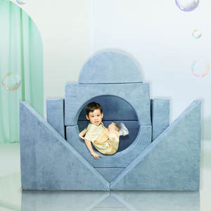 <span class=keywords><strong>DIY</strong></span> तह सोफा सेट बच्चों खेलने सोफे बच्चों जल्दी शैक्षिक सोफे और Couches - Product Image 3