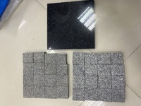 Patchs en granit noir de mongolie, 100 pièces, en basalte, populaire