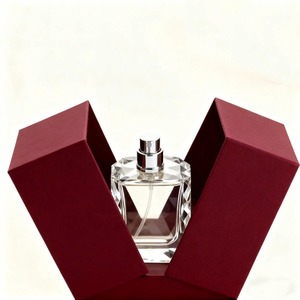 Custom Logo Luxury Double Door Magnetic Paper Gift Packaging <b>Box</b> for 30/ 50/100ml Perfume Bottles <b>Packing</b> - Product Image 3