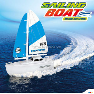 2.4G 4CH Électrique Étanche <span class=keywords><strong>Voilier</strong></span> 15 KM/H Télécommande Flipped Racing Boat Toy - Product Image 2
