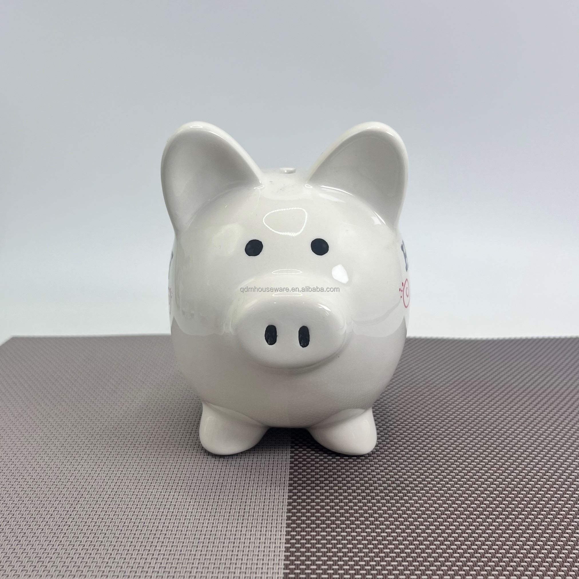 黑色陶瓷钱箱儿童存钱罐硬币银行钱箱| Alibaba.com