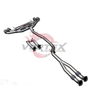 Système d'échappement complet Vortex SS304 pour Nissan GTR R35 avec tuyau en Y, collecteurs, kit silencieux de performance Valvetronic pour la course - Product Image 5