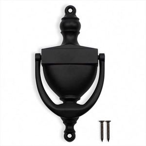 WEKIS Mirilla de puerta negra de 6.2 pulgadas, visor de mirilla moderno de latón y acero para accesorio de manija de puerta de cocina - Product Image 1