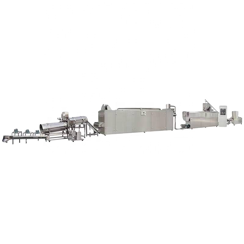 Multifunctional Rice 200kg/H Puffcorn Making Machine Double Screw Extruder