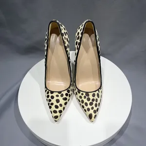 Escarpins à talons aiguilles imprimé léopard pour femme, élégants, à enfiler, antidérapants, pour l'été et les soirées - Product Image 5