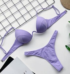 Nuovo STOCK 8 colori con ferretto Push up costumi da bagno Sexy <span class=keywords><strong>Bikini</strong></span> <span class=keywords><strong>brasiliano</strong></span> da <span class=keywords><strong>donna</strong></span> - Product Image 6